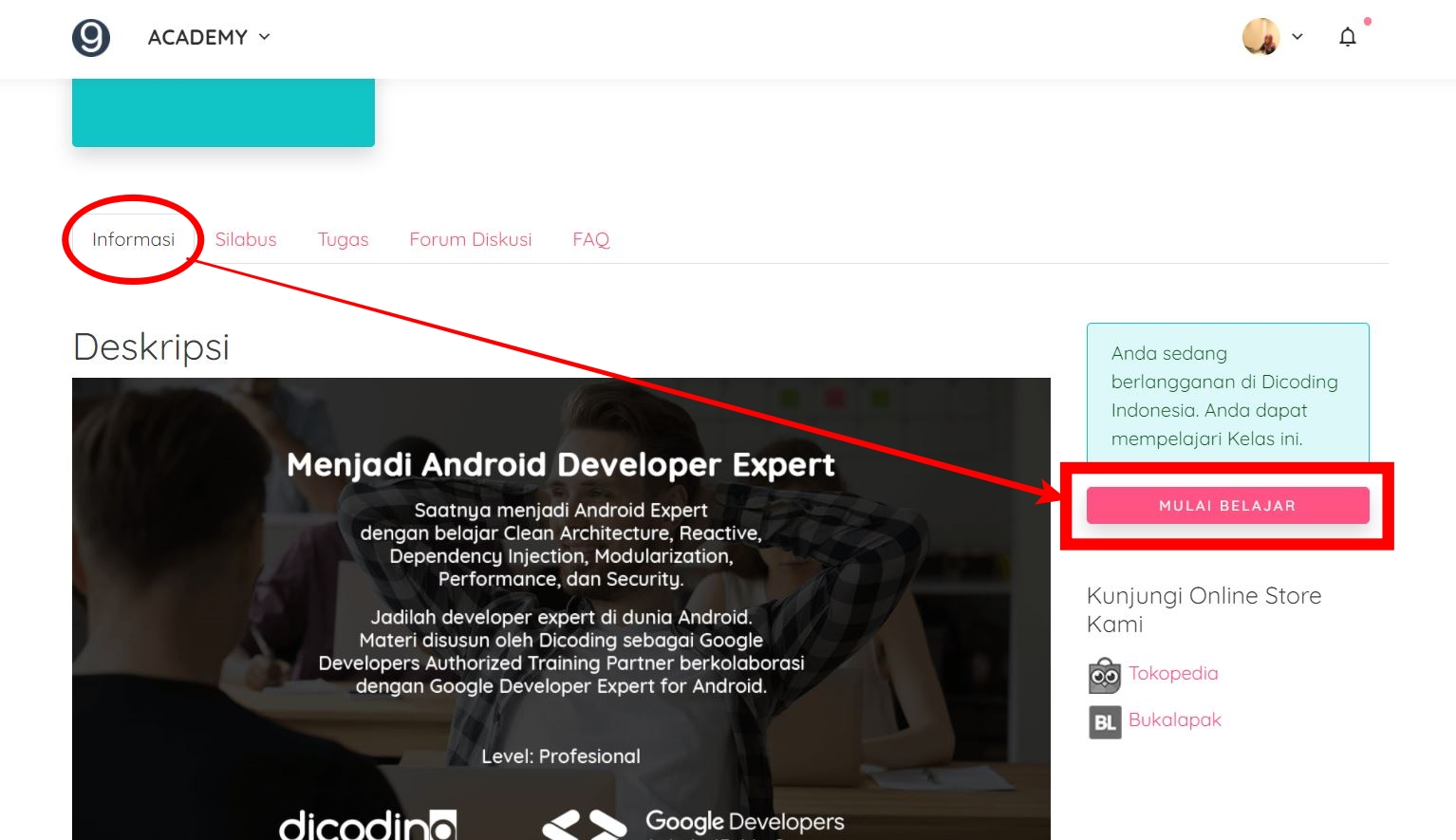 Bagaimana Cara Belajar Di Academy Dicoding Dicoding S Help Bagaimana Cara Belajar Di Academy Dicoding Dicoding S Help