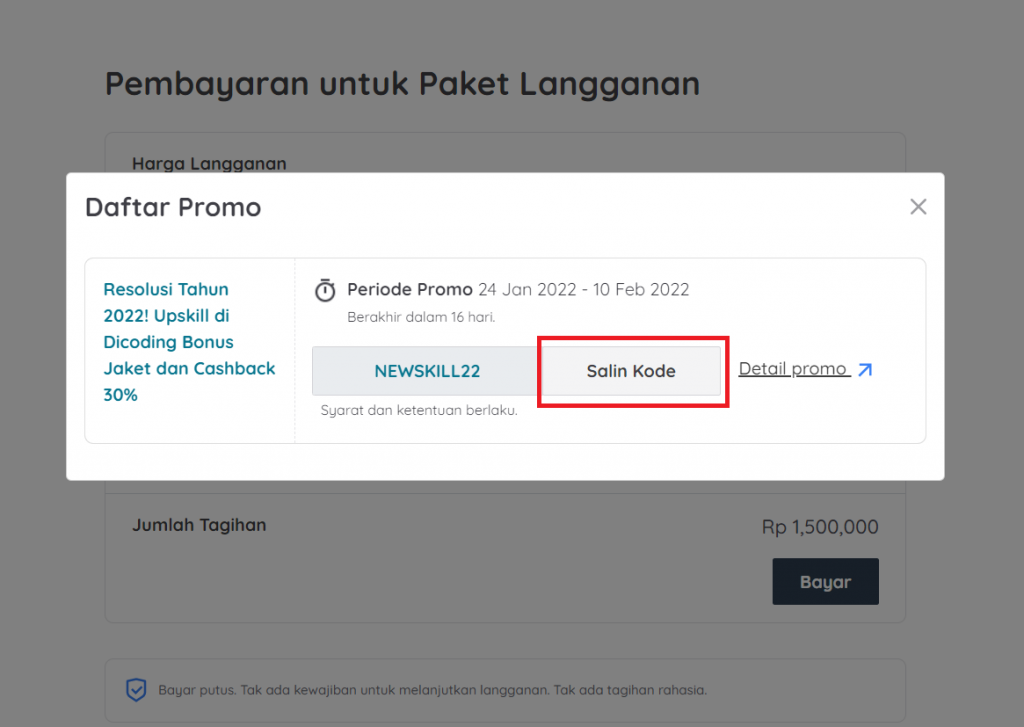 Bagaimana Cara Memasukkan Kode Diskon / Promo? – Dicoding's Help ...